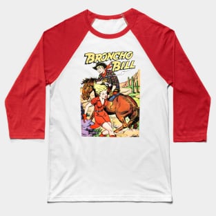 Girl Desert Broncho Bill Horse Cactus Cowboy Vintage Baseball T-Shirt